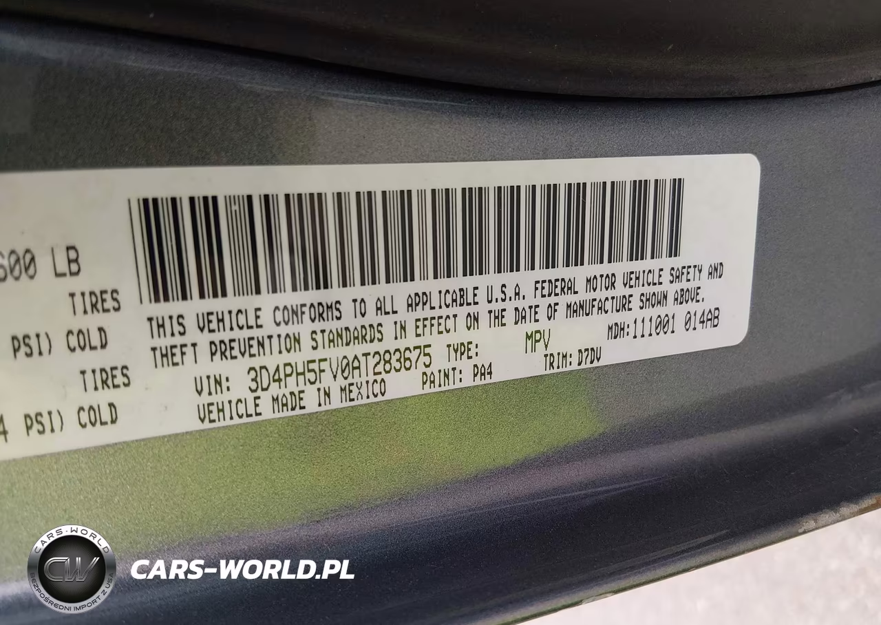 2010 Dodge Journey Sxt VIN:3D4PH5FV0AT283675 - 9