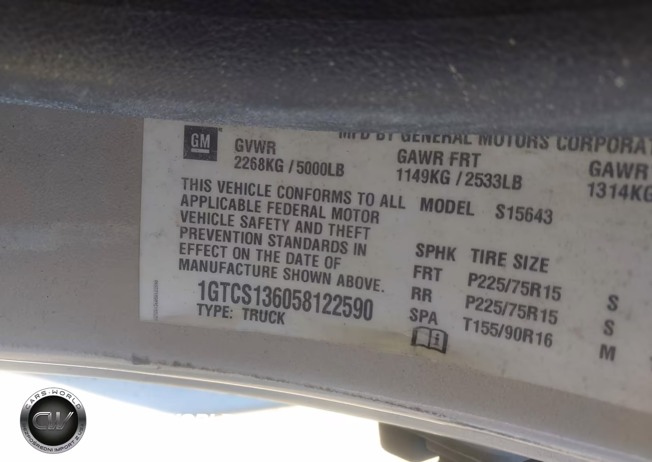 2005 GMC Canyon Sle VIN:1GTCS136058122590 - 9