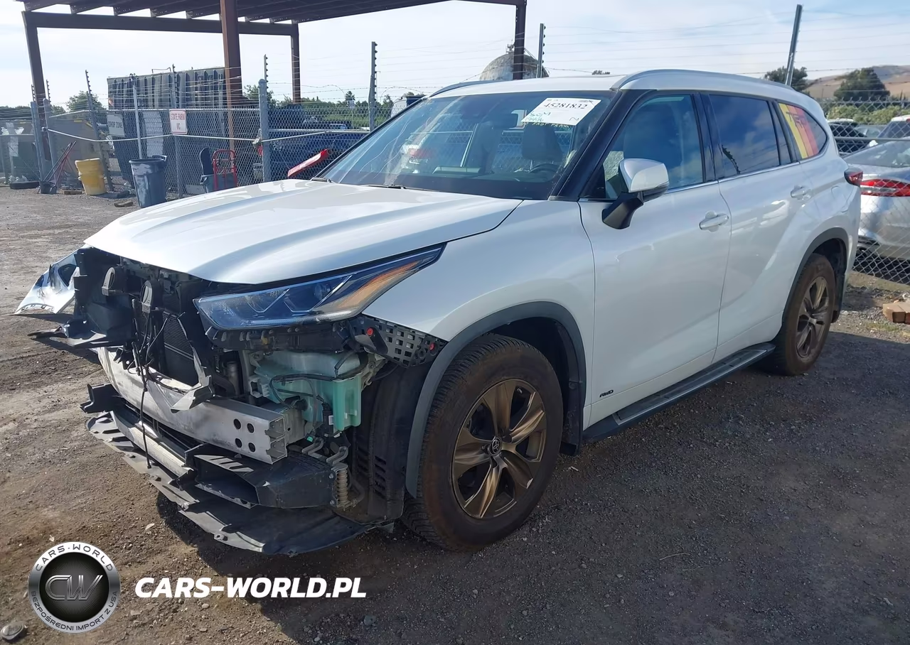 2022 Toyota Highlander Hybrid Xle Bronze Edition VIN:5TDABRCH1NS554009 - 2