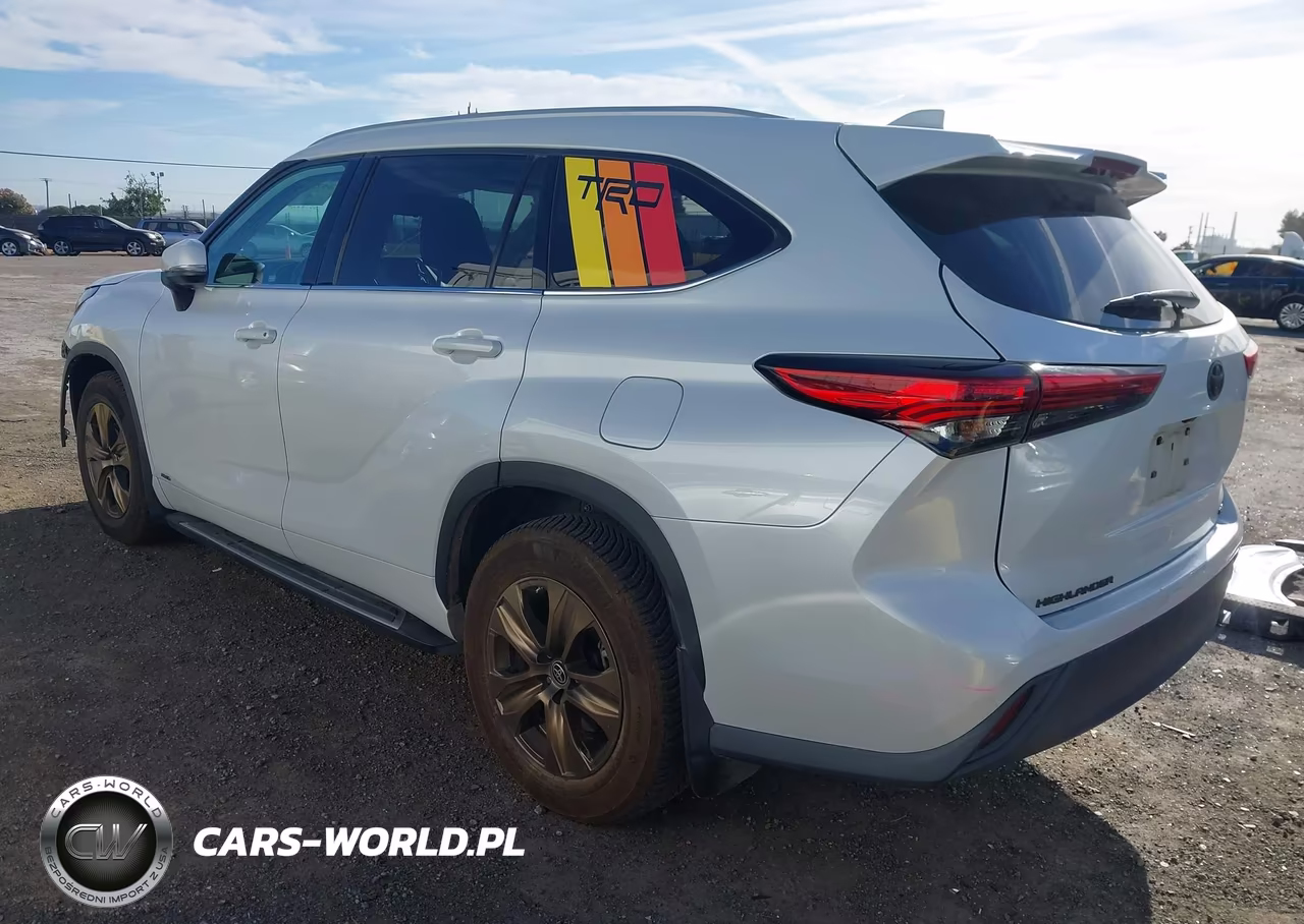 2022 Toyota Highlander Hybrid Xle Bronze Edition VIN:5TDABRCH1NS554009 - 3