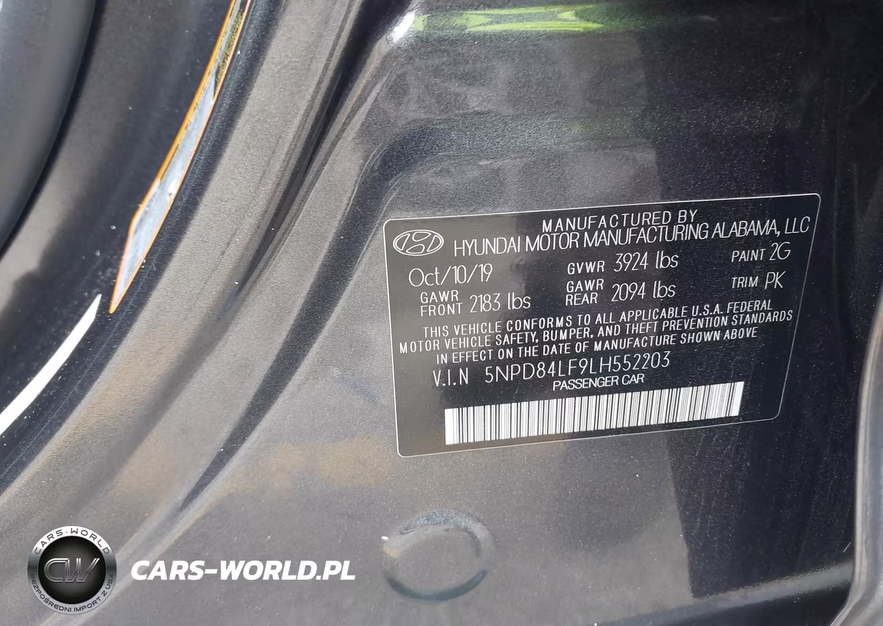 2020 Hyundai Elantra Sel VIN:5NPD84LF9LH552203 - 9