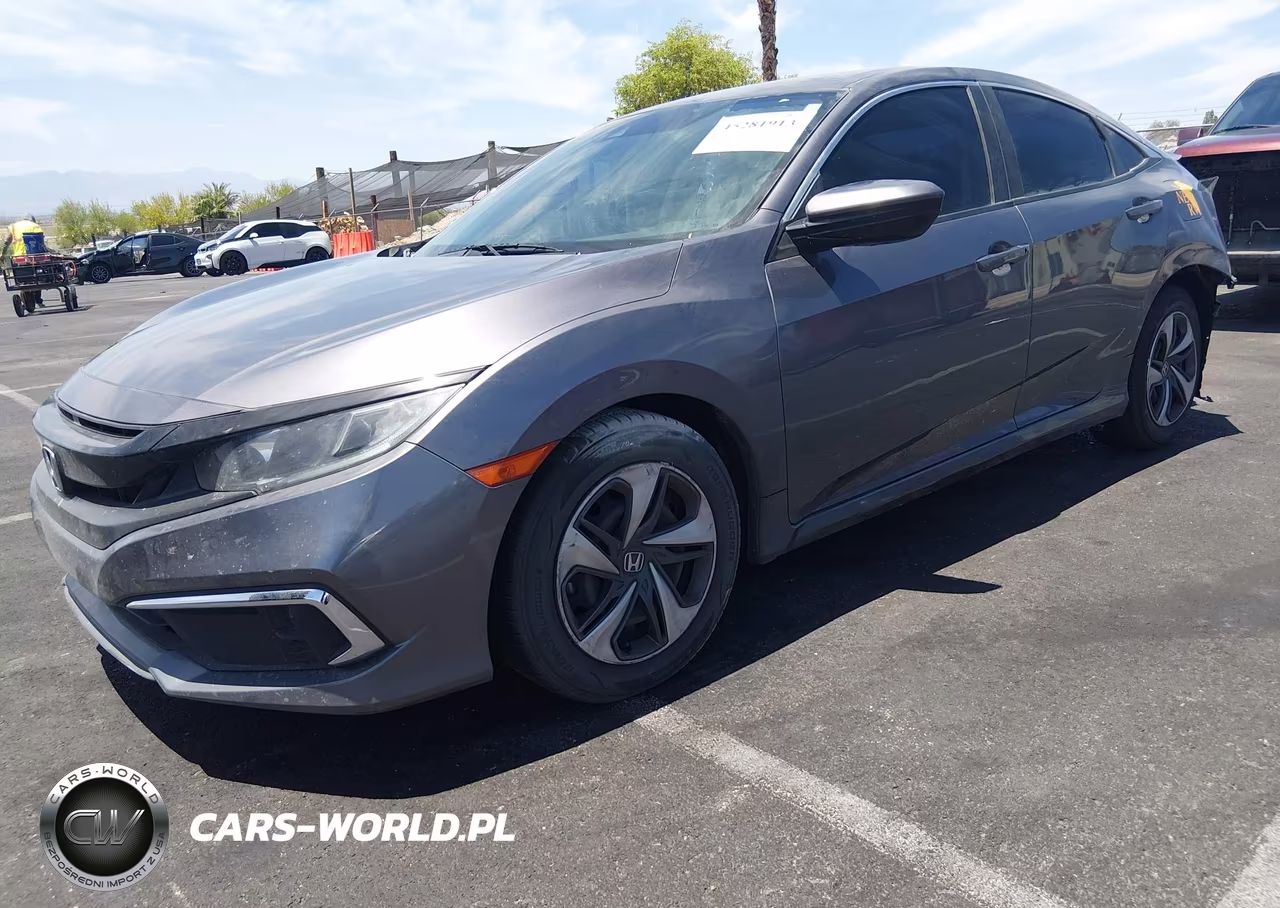 2020 Honda Civic Lx VIN:19XFC2F66LE018930 - 2