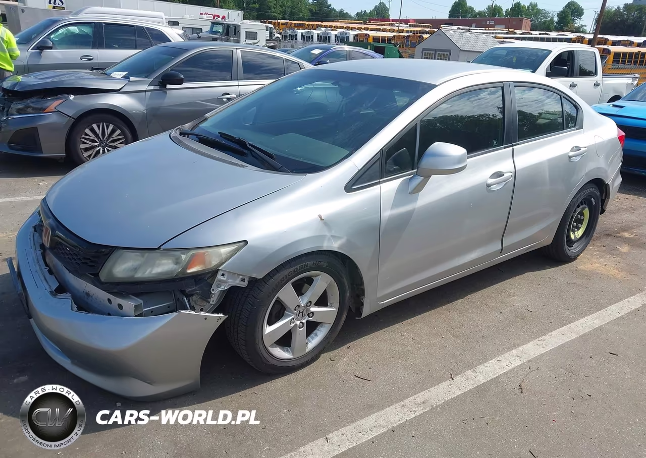 2012 Honda Civic Lx VIN:2HGFB2F57CH326690 - 2