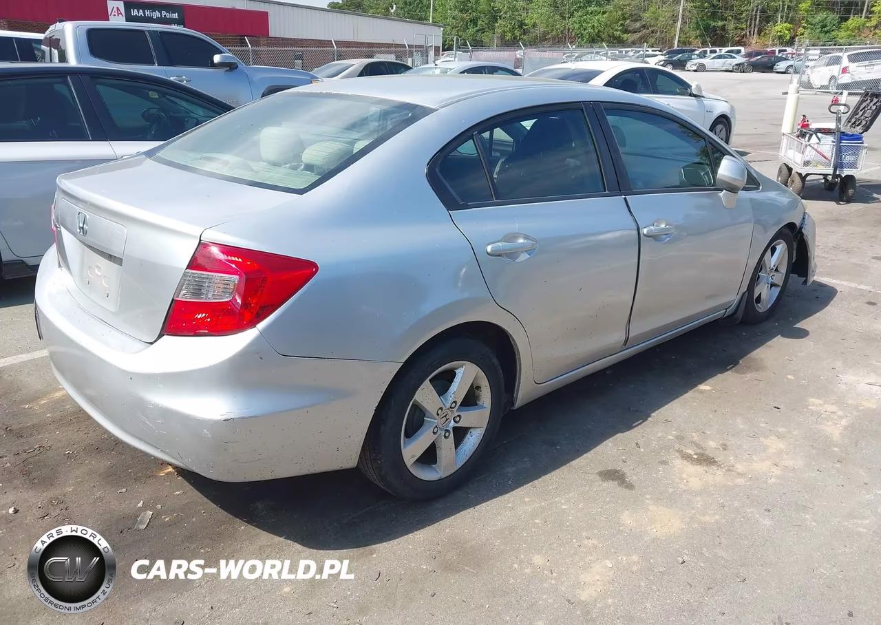 2012 Honda Civic Lx VIN:2HGFB2F57CH326690 - 4