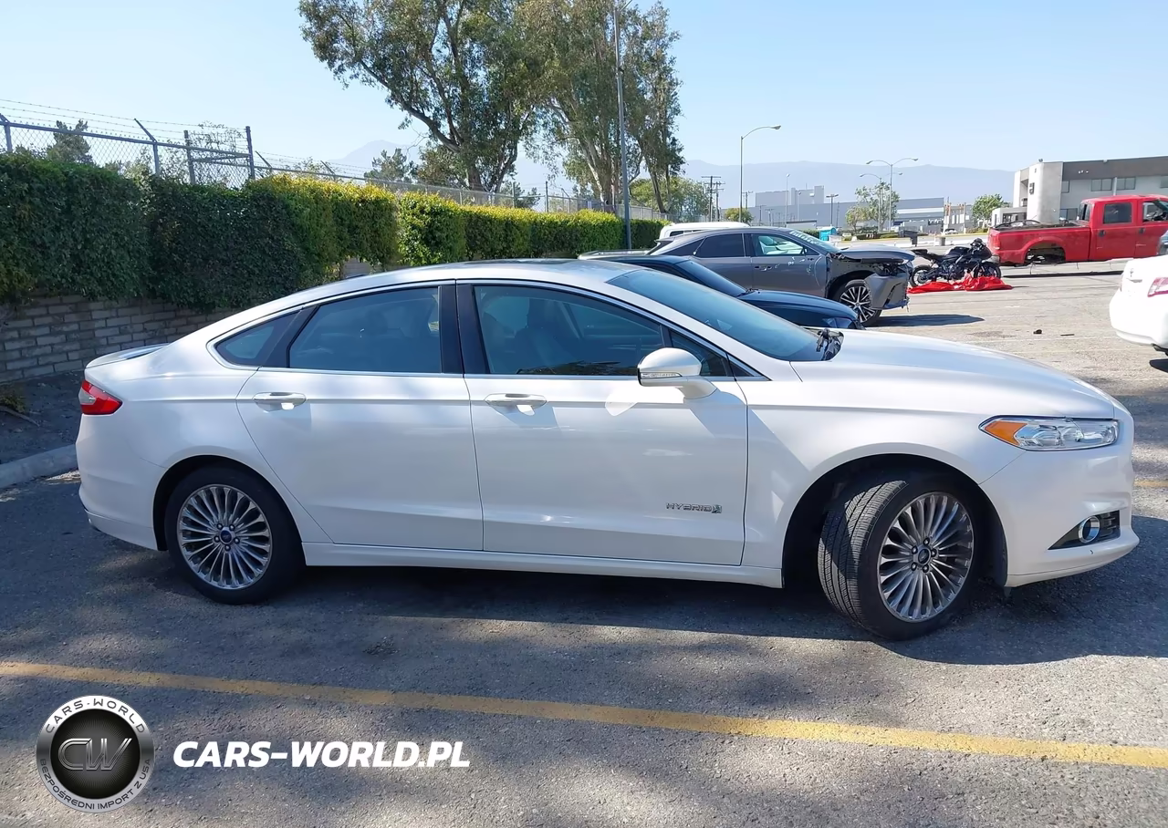 2014 Ford Fusion Hybrid Titanium VIN:3FA6P0RU8ER203534 - 15