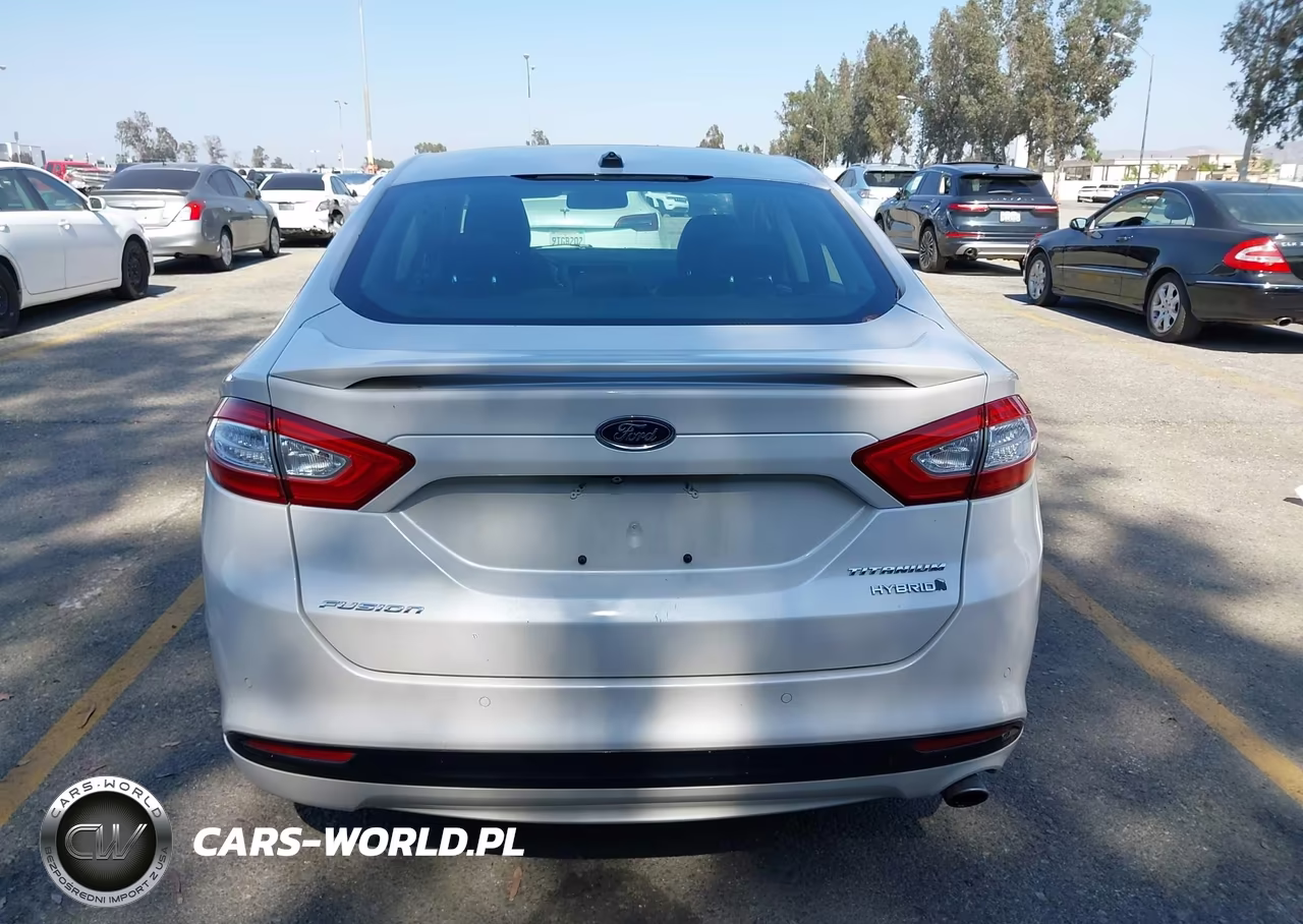 2014 Ford Fusion Hybrid Titanium VIN:3FA6P0RU8ER203534 - 18