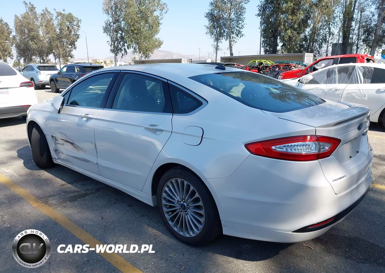 2014 Ford Fusion Hybrid Titanium VIN:3FA6P0RU8ER203534 - 3