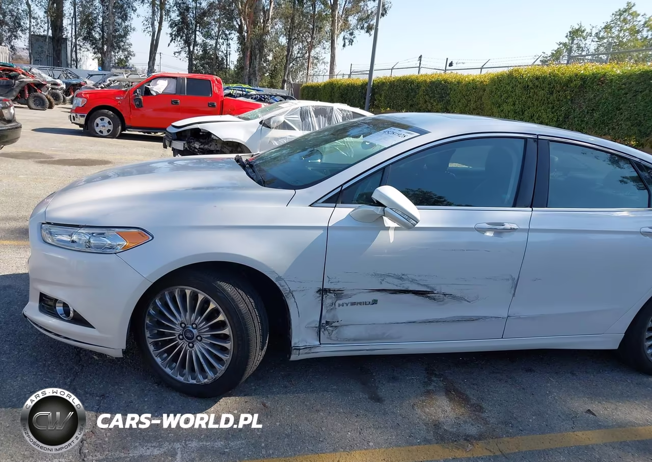 2014 Ford Fusion Hybrid Titanium VIN:3FA6P0RU8ER203534 - 6