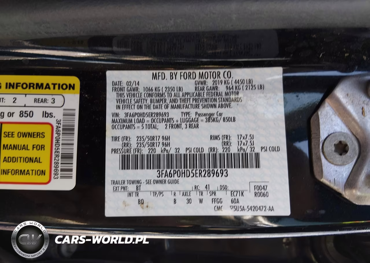2014 Ford Fusion Se VIN:3FA6P0HD5ER289693 - 9