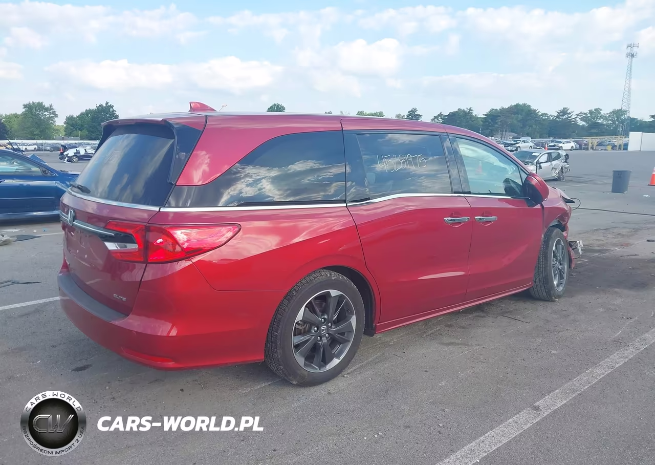 2022 Honda Odyssey Elite VIN:5FNRL6H94NB041616 - 4