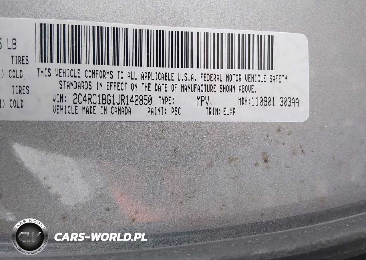 2018 Chrysler Pacifica Touring L VIN:2C4RC1BG1JR142850 - 9
