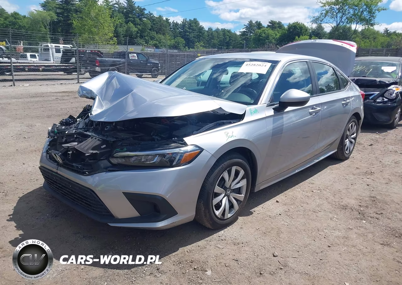 2022 Honda Civic Lx VIN:2HGFE2F25NH558902 - 2