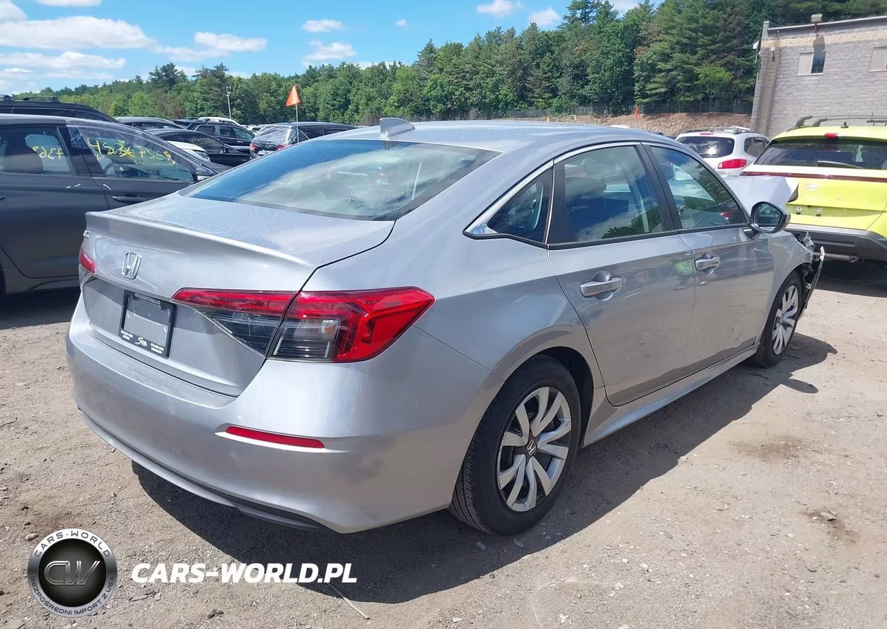 2022 Honda Civic Lx VIN:2HGFE2F25NH558902 - 4