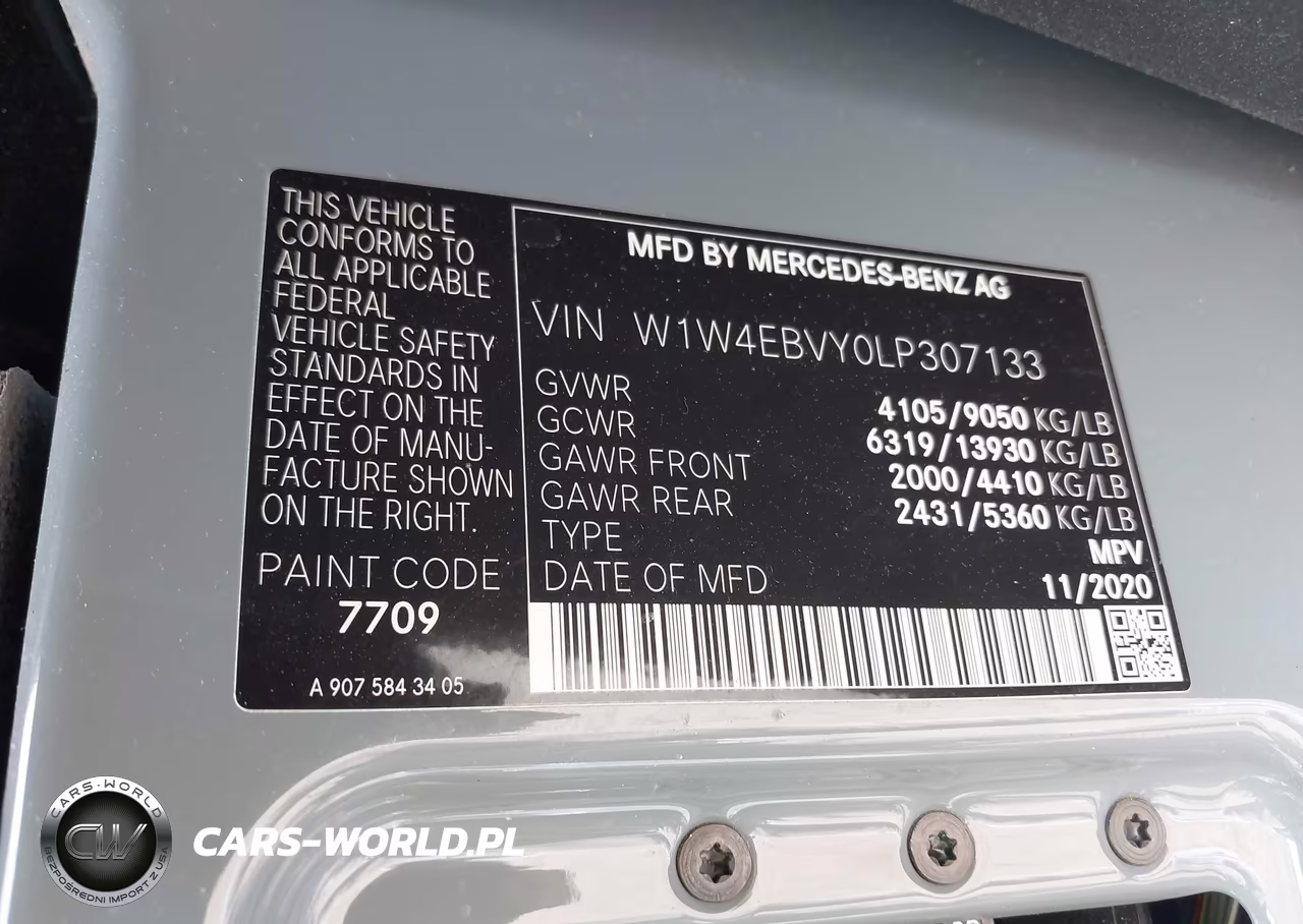 2020 Mercedes-Benz Sprinter 2500 Standard Roof V6 VIN:W1W4EBVY0LP307133 - 9