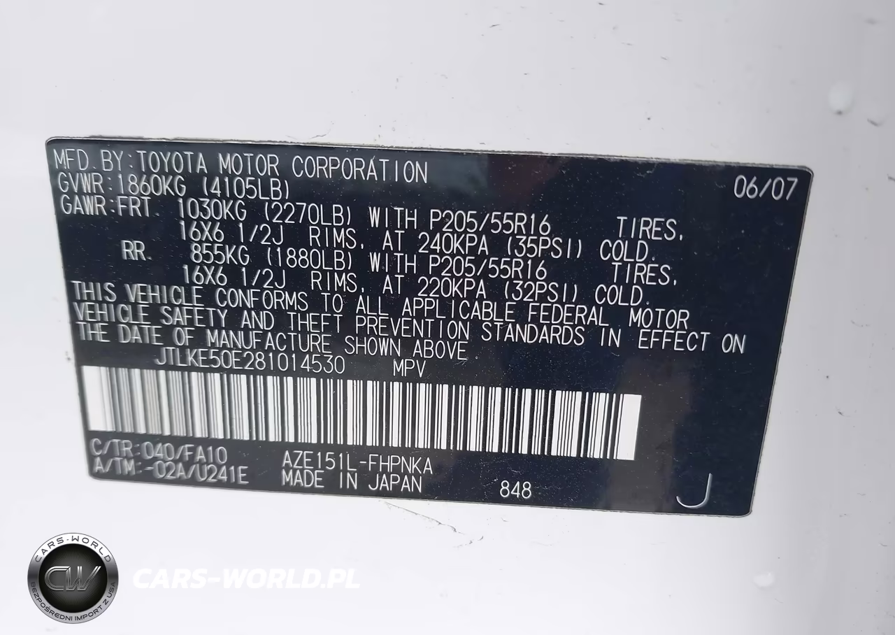 2008 Scion Xb VIN:JTLKE50E281014530 - 9