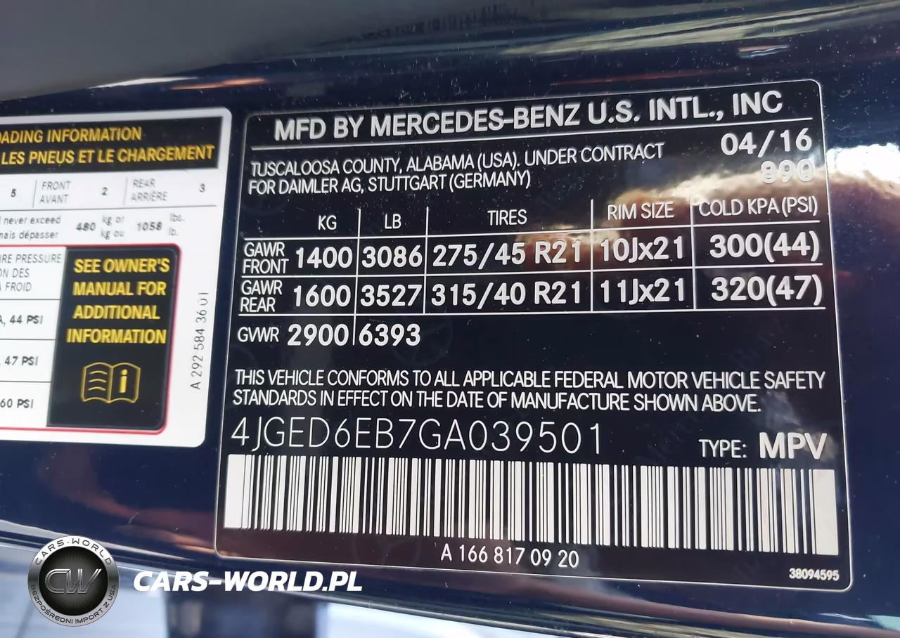 2016 Mercedes-Benz Gle 450 Amg Coupe 4Matic VIN:4JGED6EB7GA039501 - 9