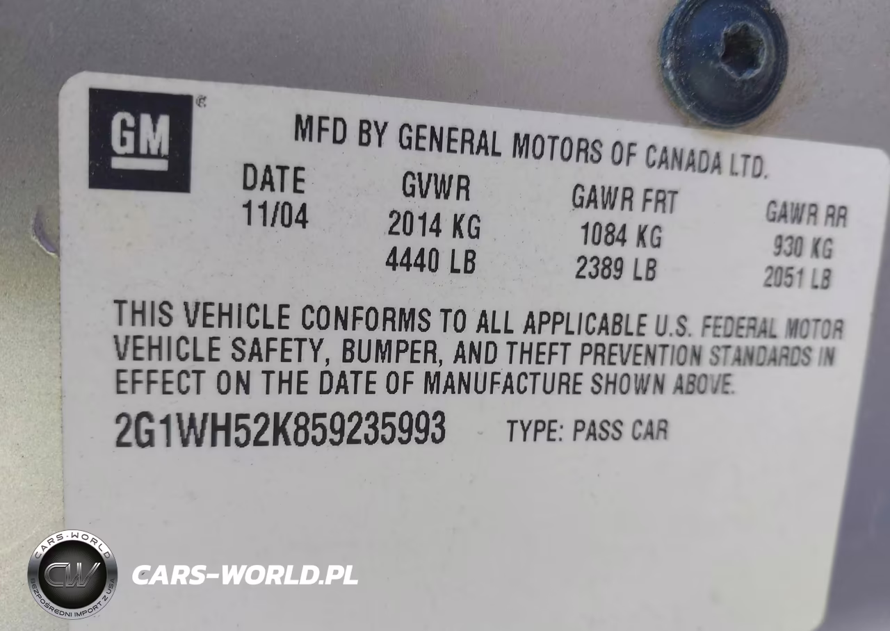 2005 Chevrolet Impala Ls VIN:2G1WH52K859235993 - 9