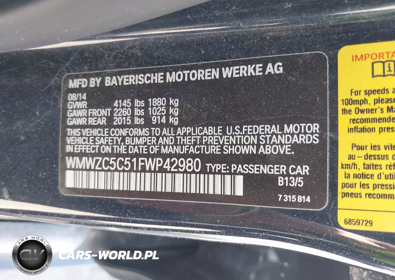 2015 Mini Countryman Cooper S VIN:WMWZC5C51FWP42980 - 9