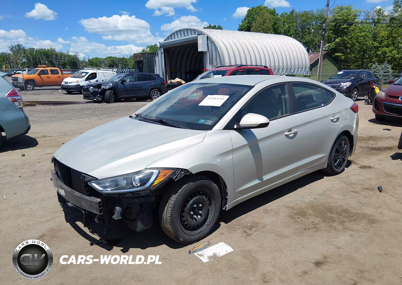 2017 Hyundai Elantra Se VIN:KMHD74LF6HU096589 - 2