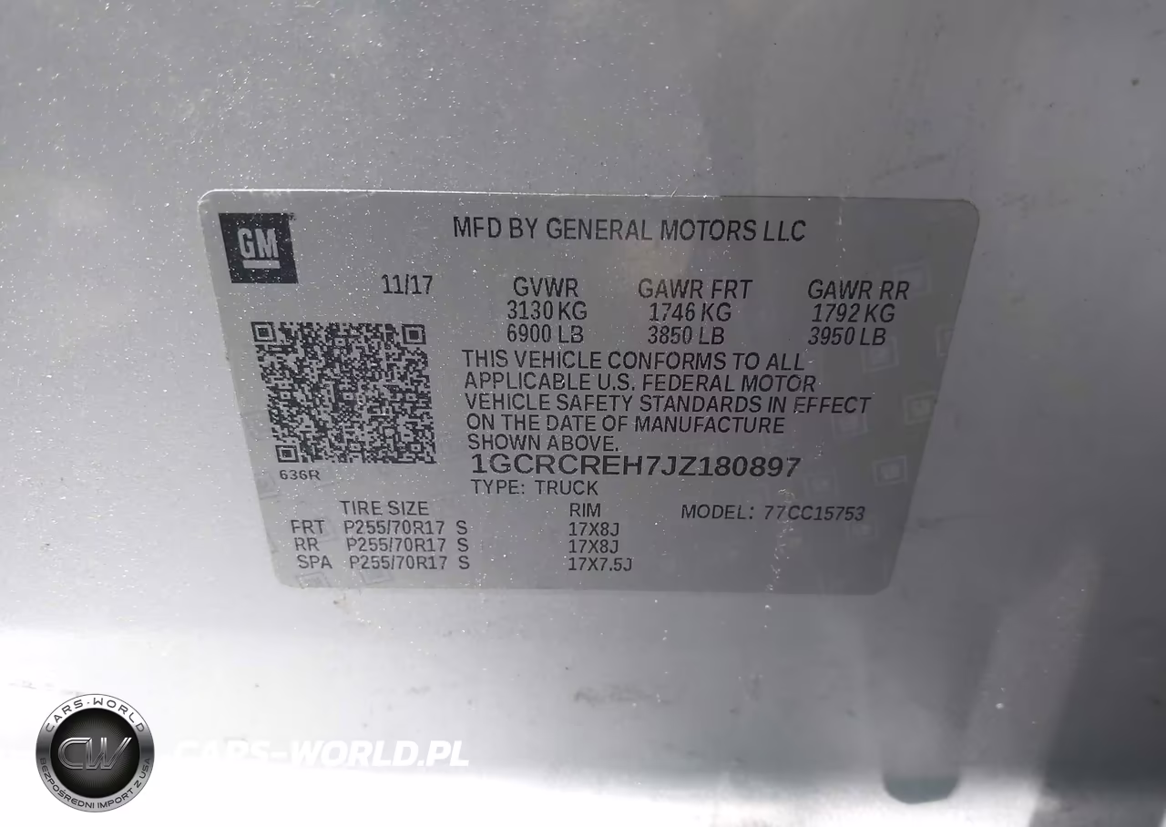 2018 Chevrolet Silverado 1500 1Lt VIN:1GCRCREH7JZ180897 - 9
