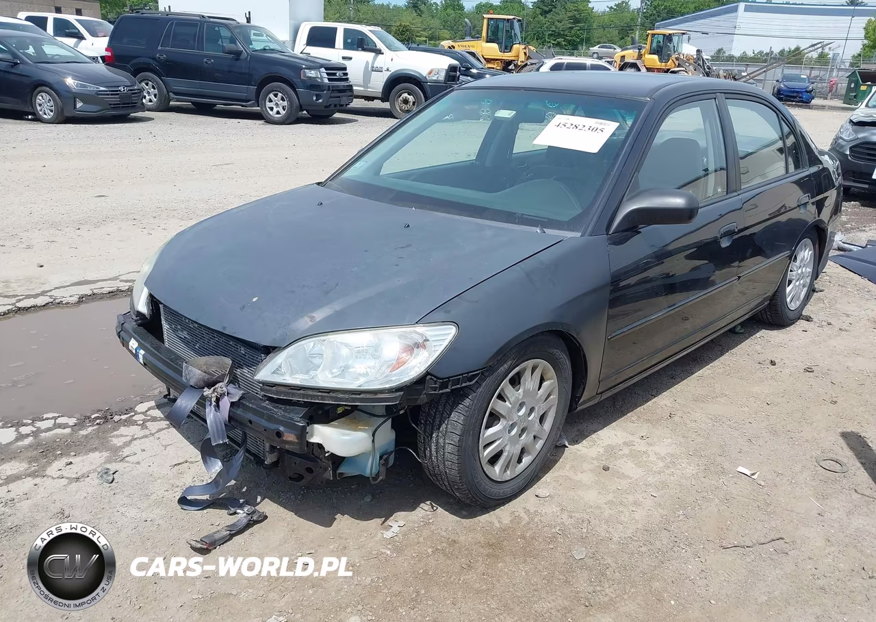 2005 Honda Civic Lx VIN:2HGES16555H581721 - 2