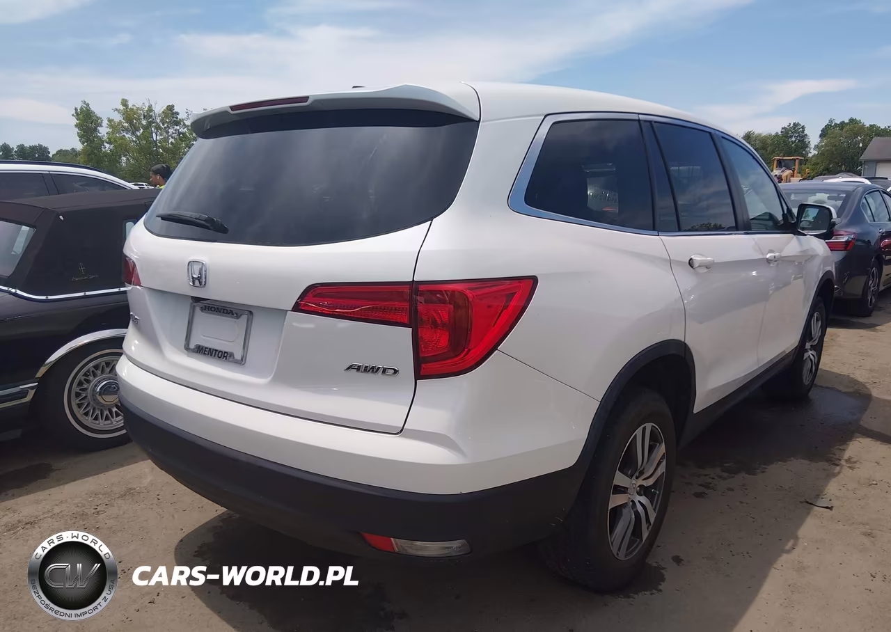2017 Honda Pilot Ex-L VIN:5FNYF6H59HB004596 - 4