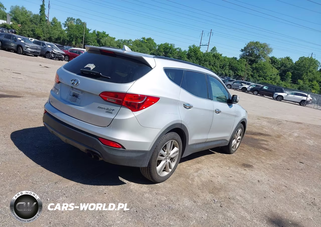 2014 Hyundai Santa Fe Sport 2.0L Turbo VIN:5XYZUDLA9EG216969 - 4