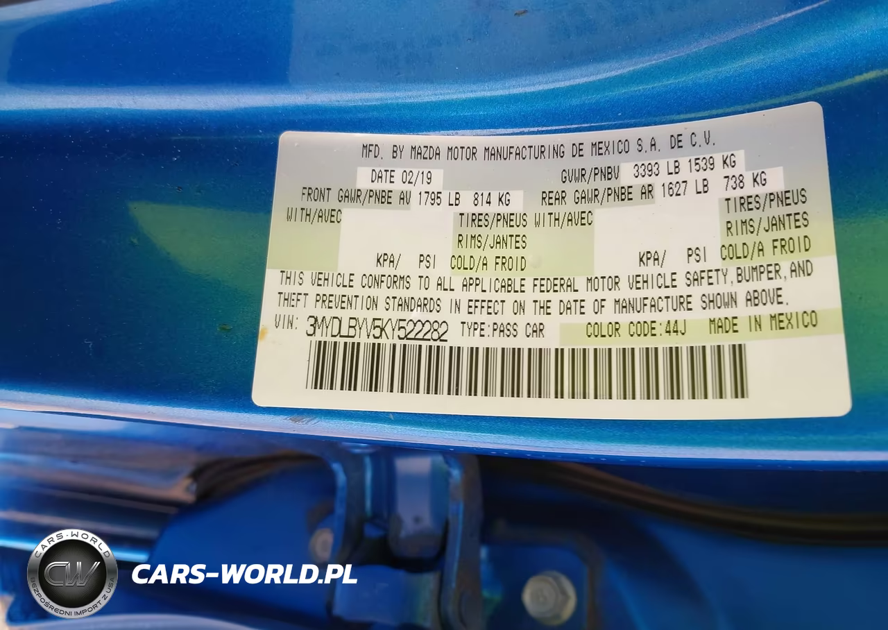 2019 Toyota Yaris L VIN:3MYDLBYV5KY522282 - 9