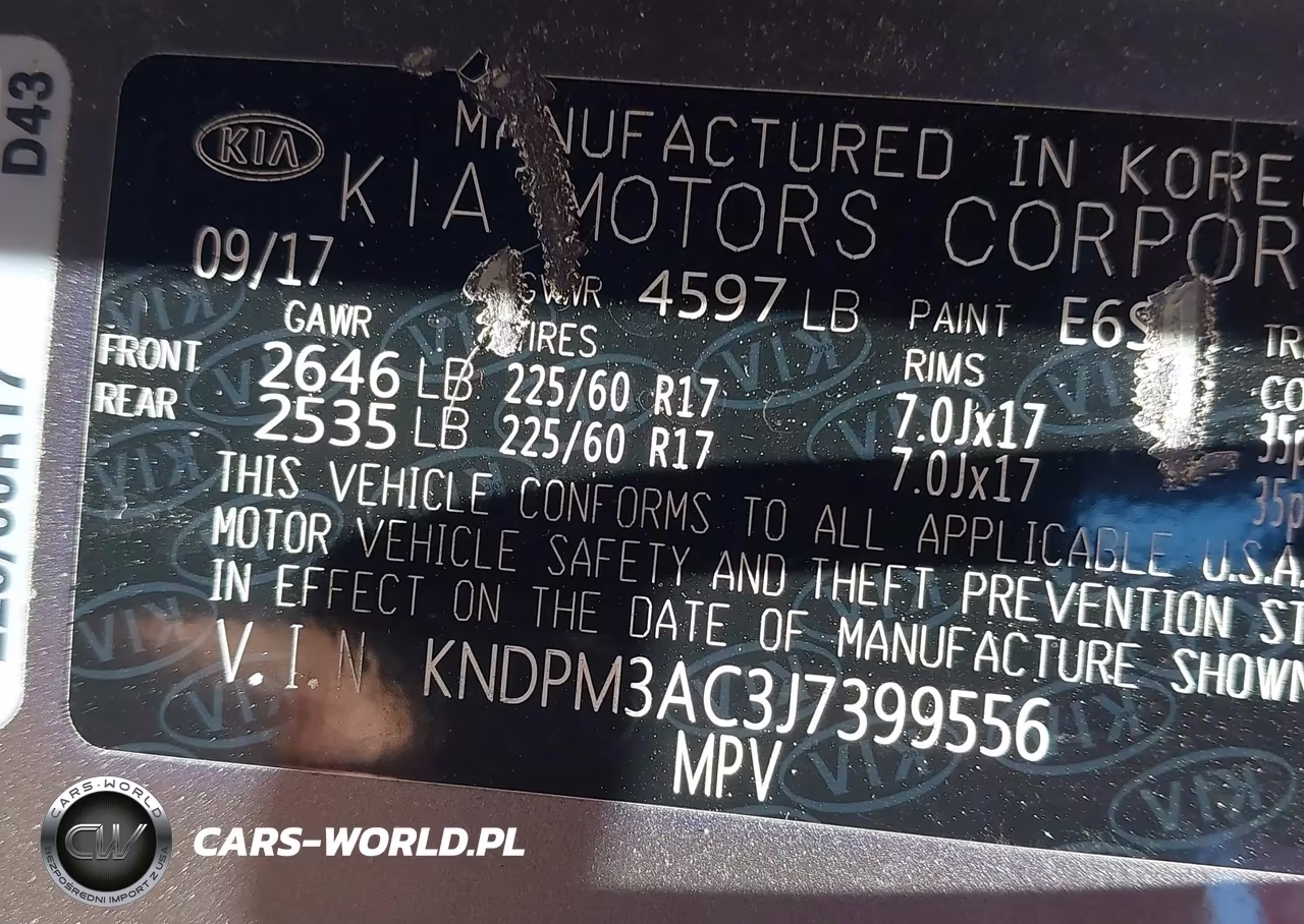 2018 Kia Sportage Lx VIN:KNDPM3AC3J7399556 - 9