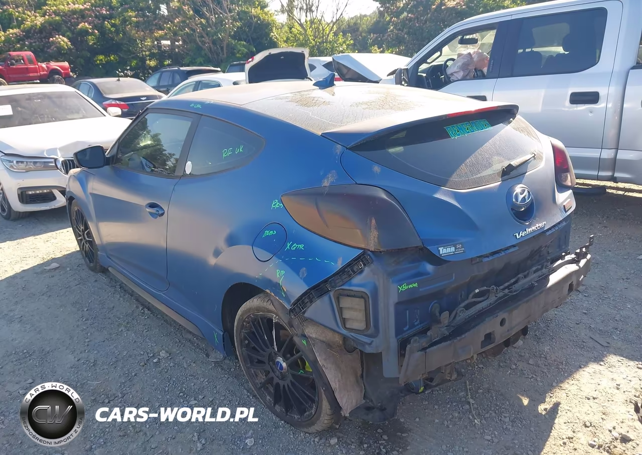 2016 Hyundai Veloster Turbo Rally Edition VIN:KMHTC6AE2GU260254 - 3