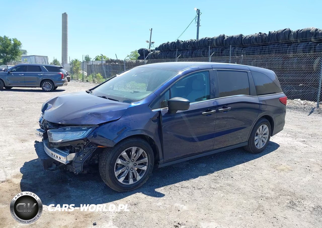 2022 Honda Odyssey Lx VIN:5FNRL6H29NB012728 - 2
