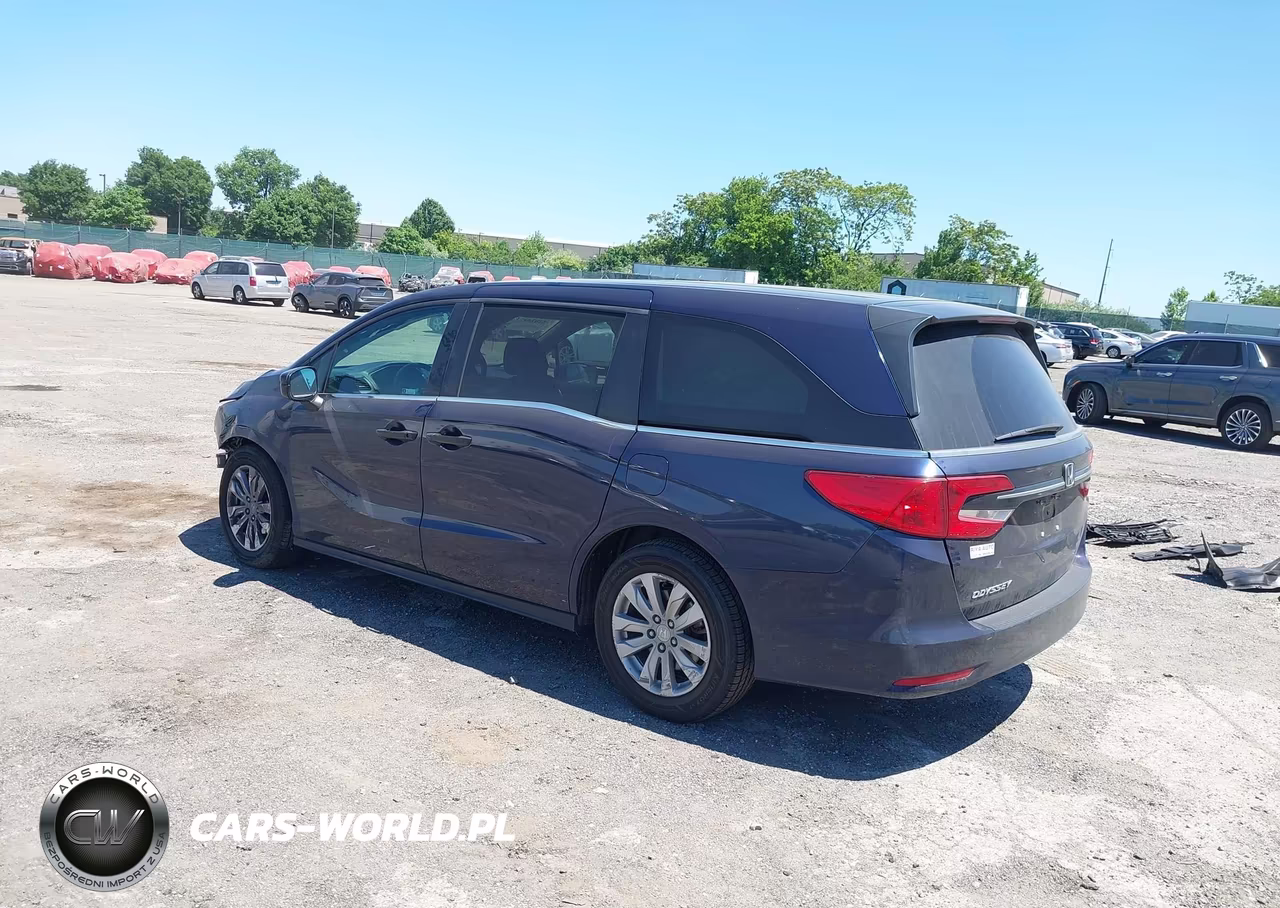 2022 Honda Odyssey Lx VIN:5FNRL6H29NB012728 - 3
