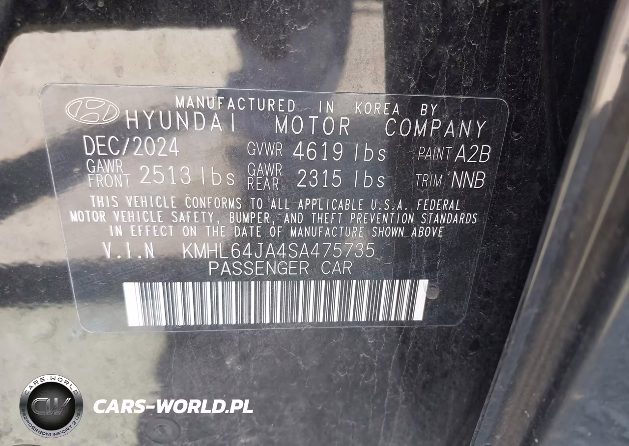 2025 Hyundai Sonata Sel VIN:KMHL64JA4SA475735 - 9