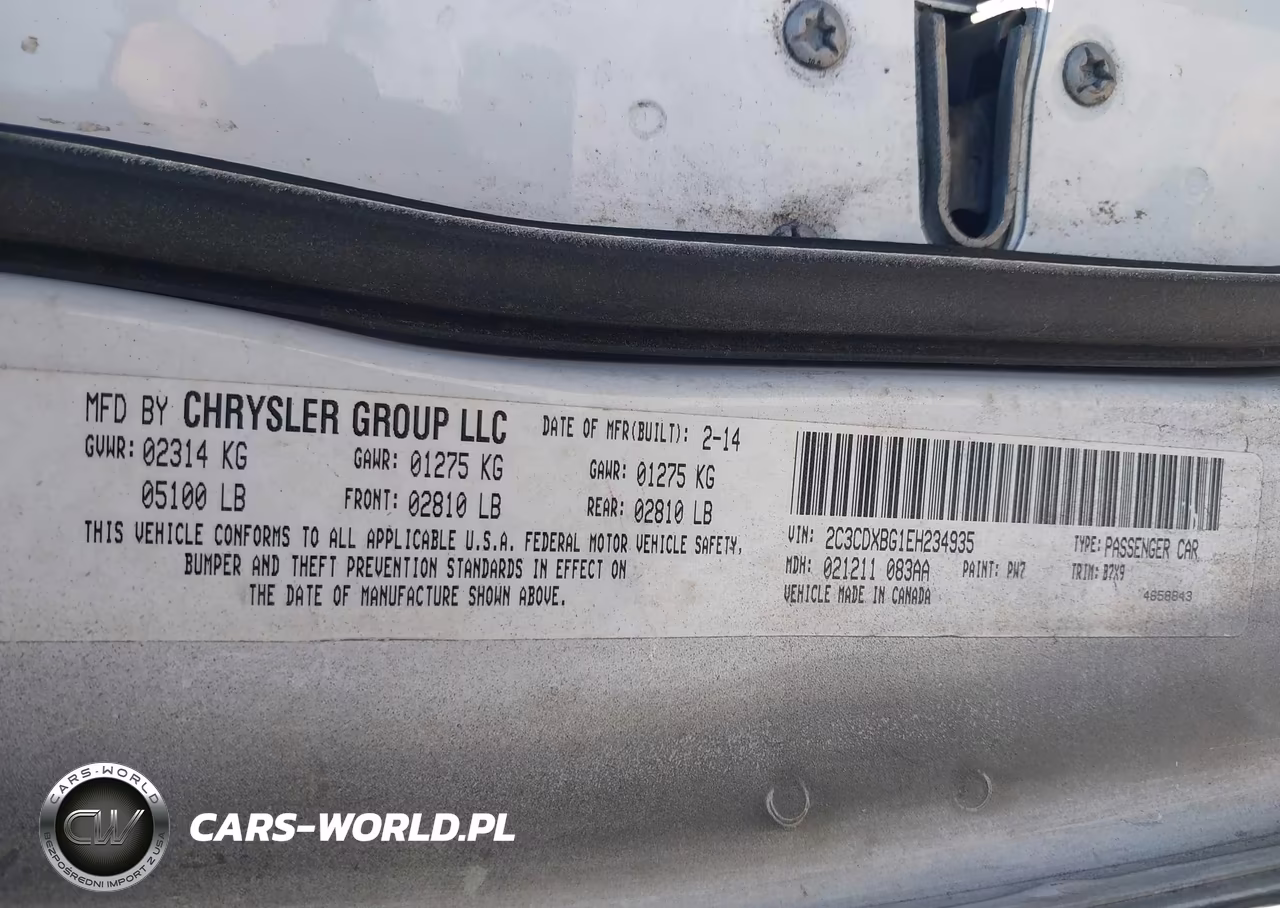 2014 Dodge Charger Se VIN:2C3CDXBG1EH234935 - 9