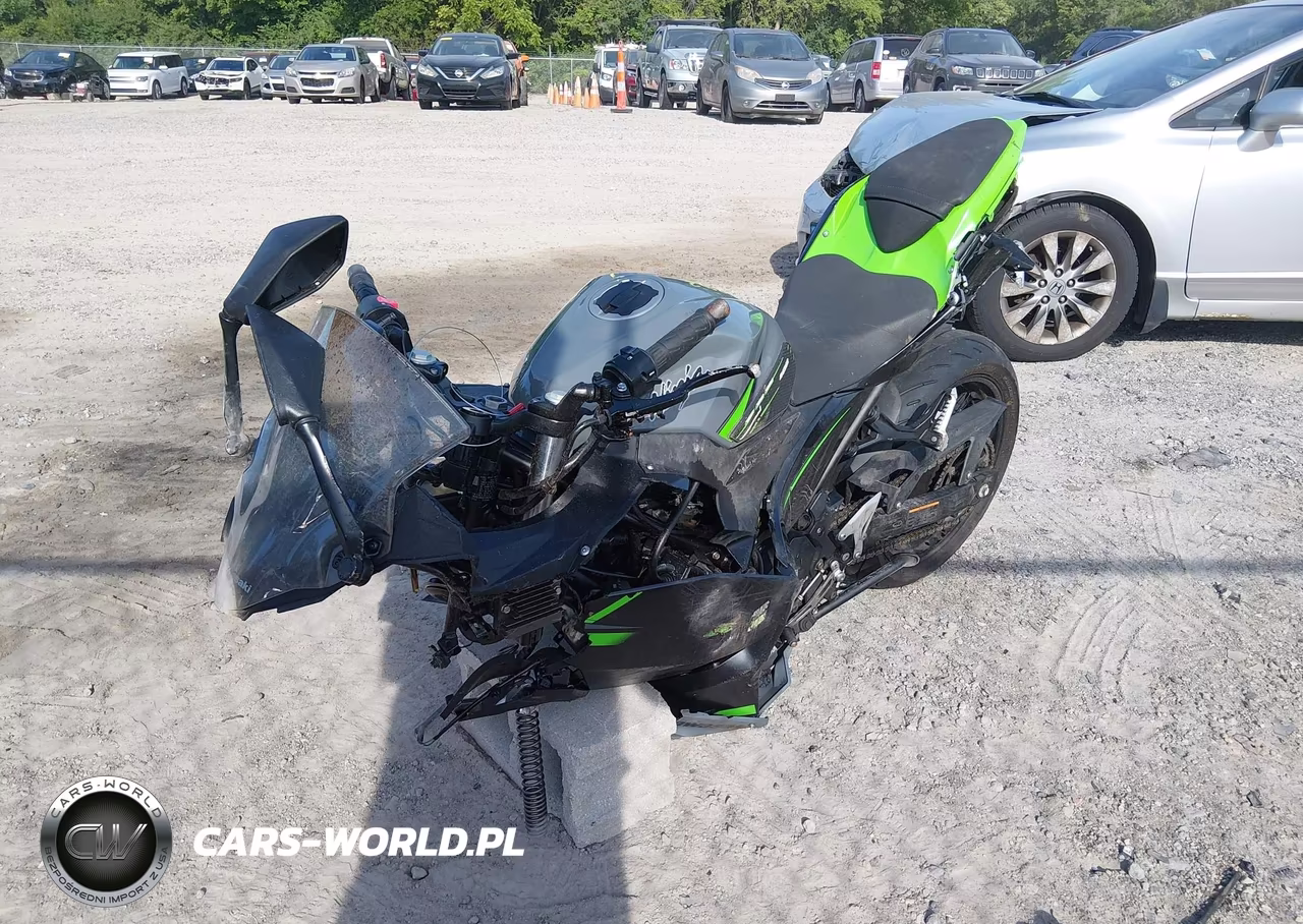 2019 Kawasaki Ex400 VIN:JKAEXKG13KDA31442 - 2
