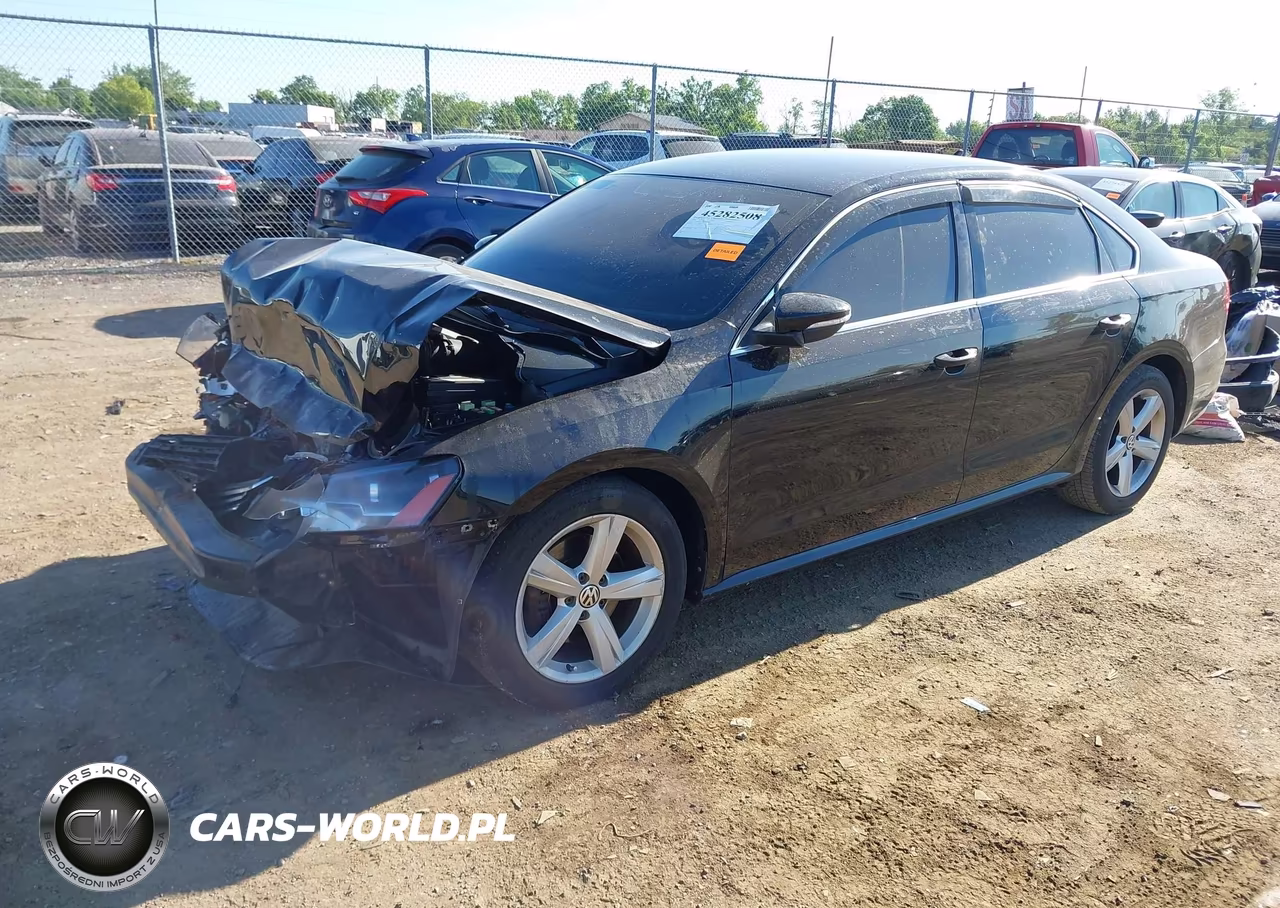 2012 Volkswagen Passat 2.5L Se VIN:1VWBP7A32CC043499 - 2