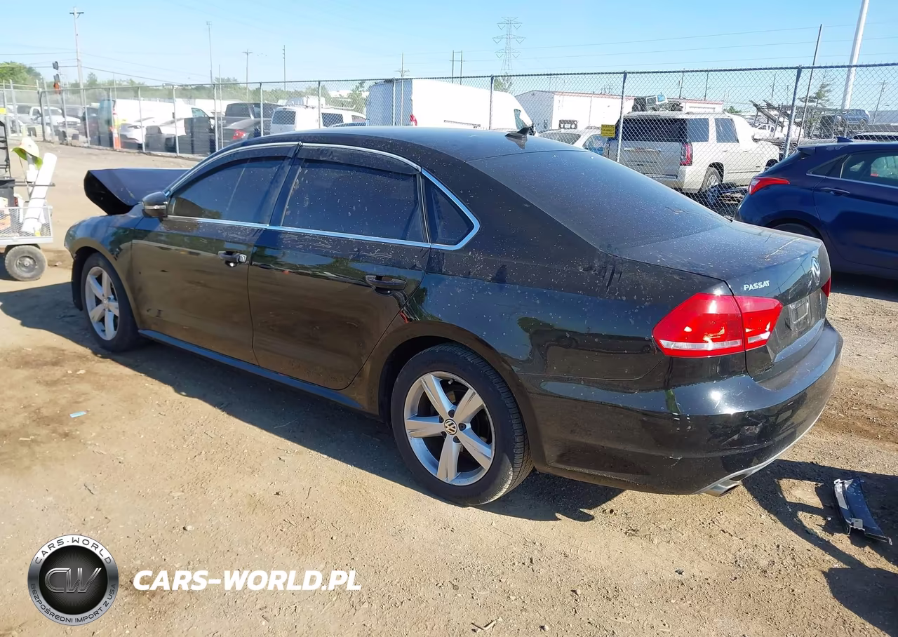 2012 Volkswagen Passat 2.5L Se VIN:1VWBP7A32CC043499 - 3