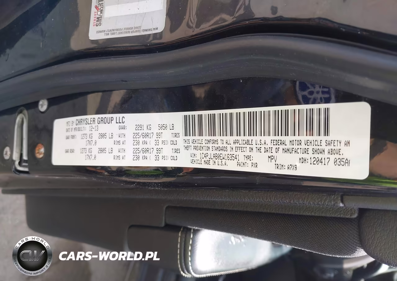 2014 Jeep Cherokee Sport VIN:1C4PJLAB0EW163541 - 9