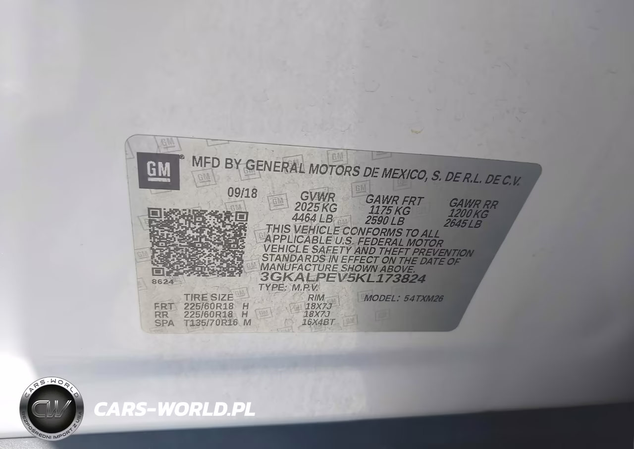 2019 GMC Terrain Slt VIN:3GKALPEV5KL173824 - 9