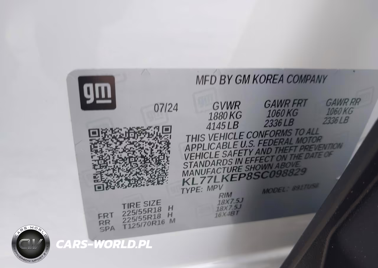 2025 Chevrolet Trax Fwd Activ VIN:KL77LKEP8SC098829 - 9