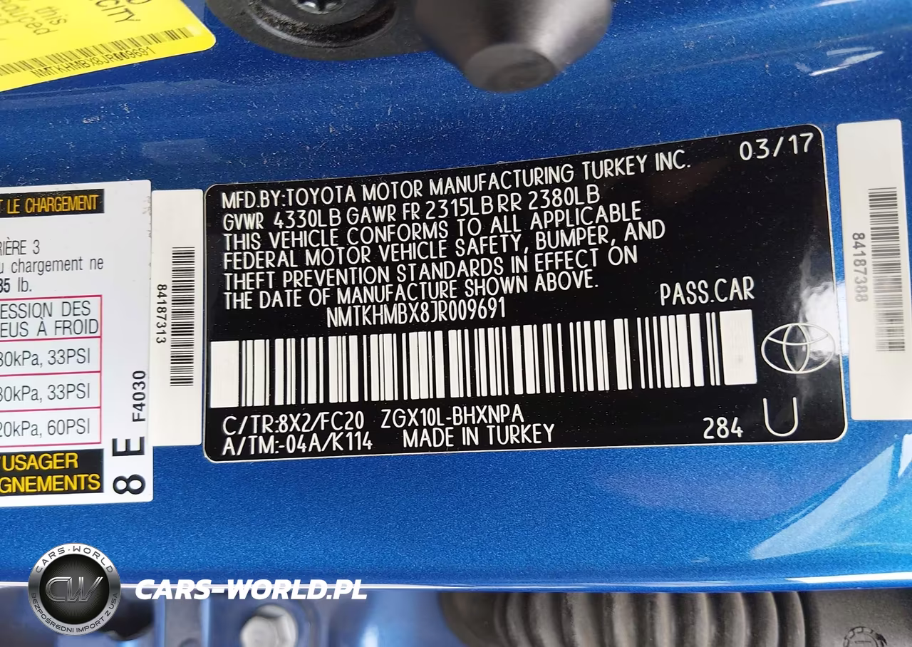2018 Toyota C-Hr Xle Premium VIN:NMTKHMBX8JR009691 - 9