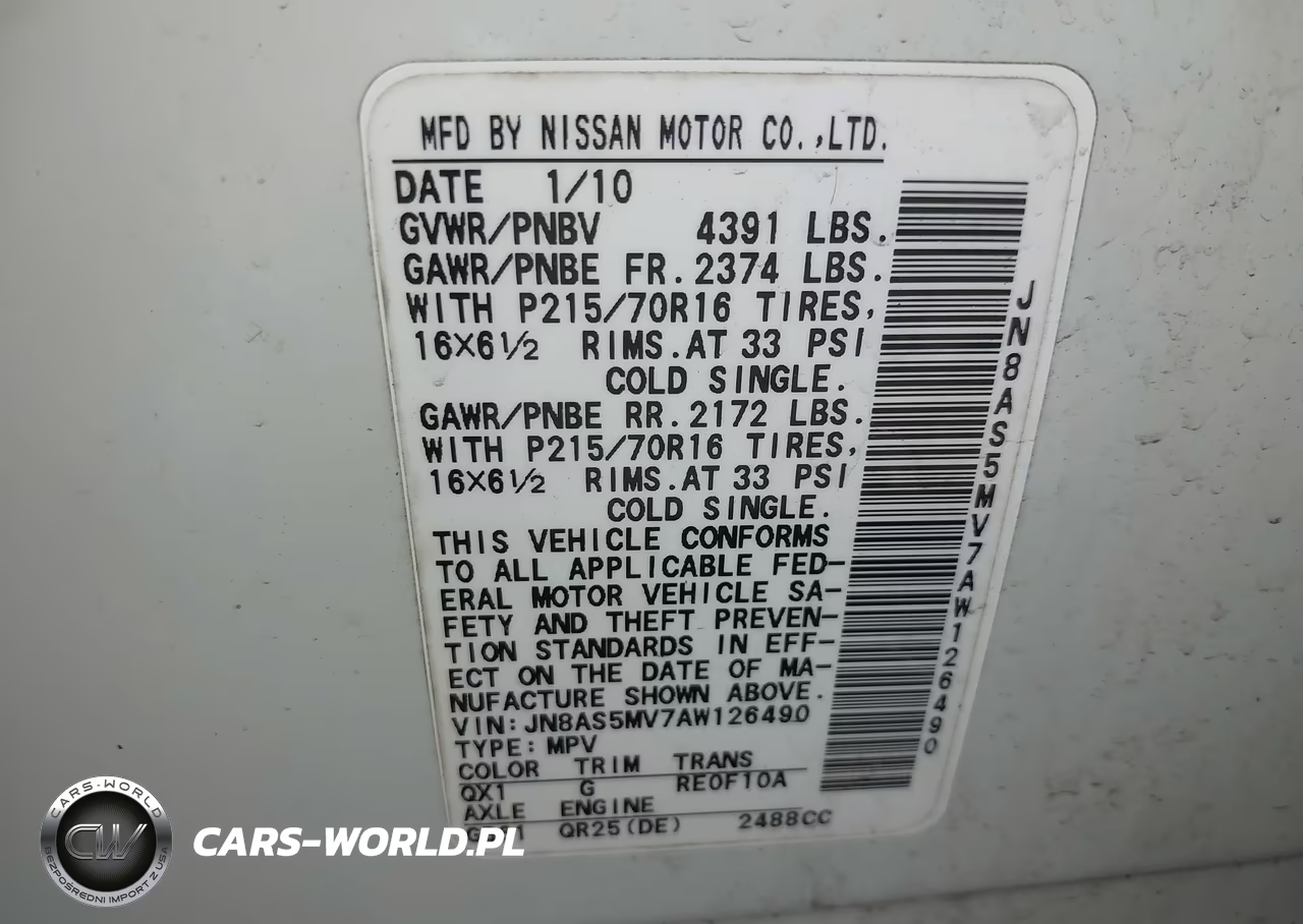 2010 Nissan Rogue S VIN:JN8AS5MV7AW126490 - 9
