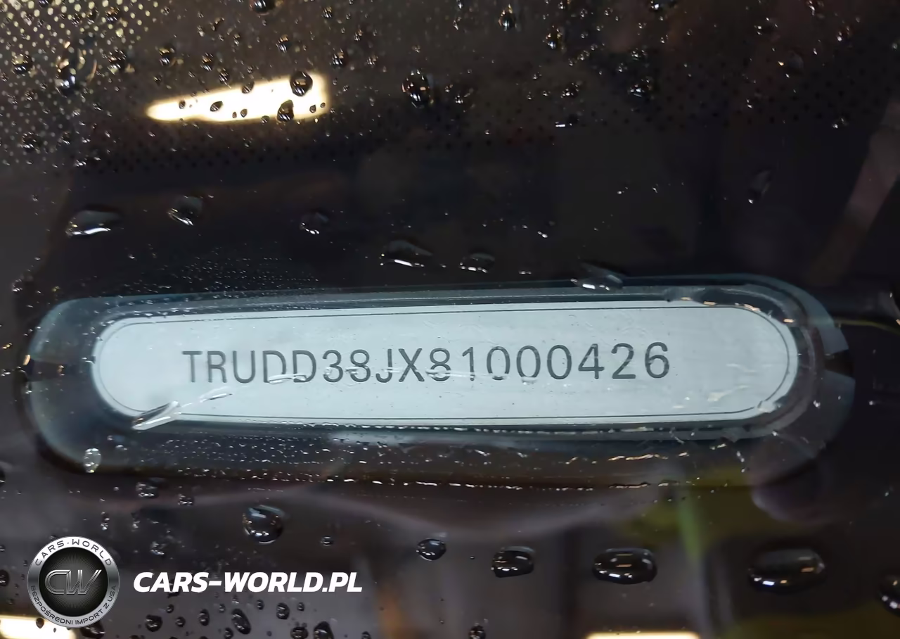 2008 Audi Tt 3.2 VIN:TRUDD38JX81000426 - 9