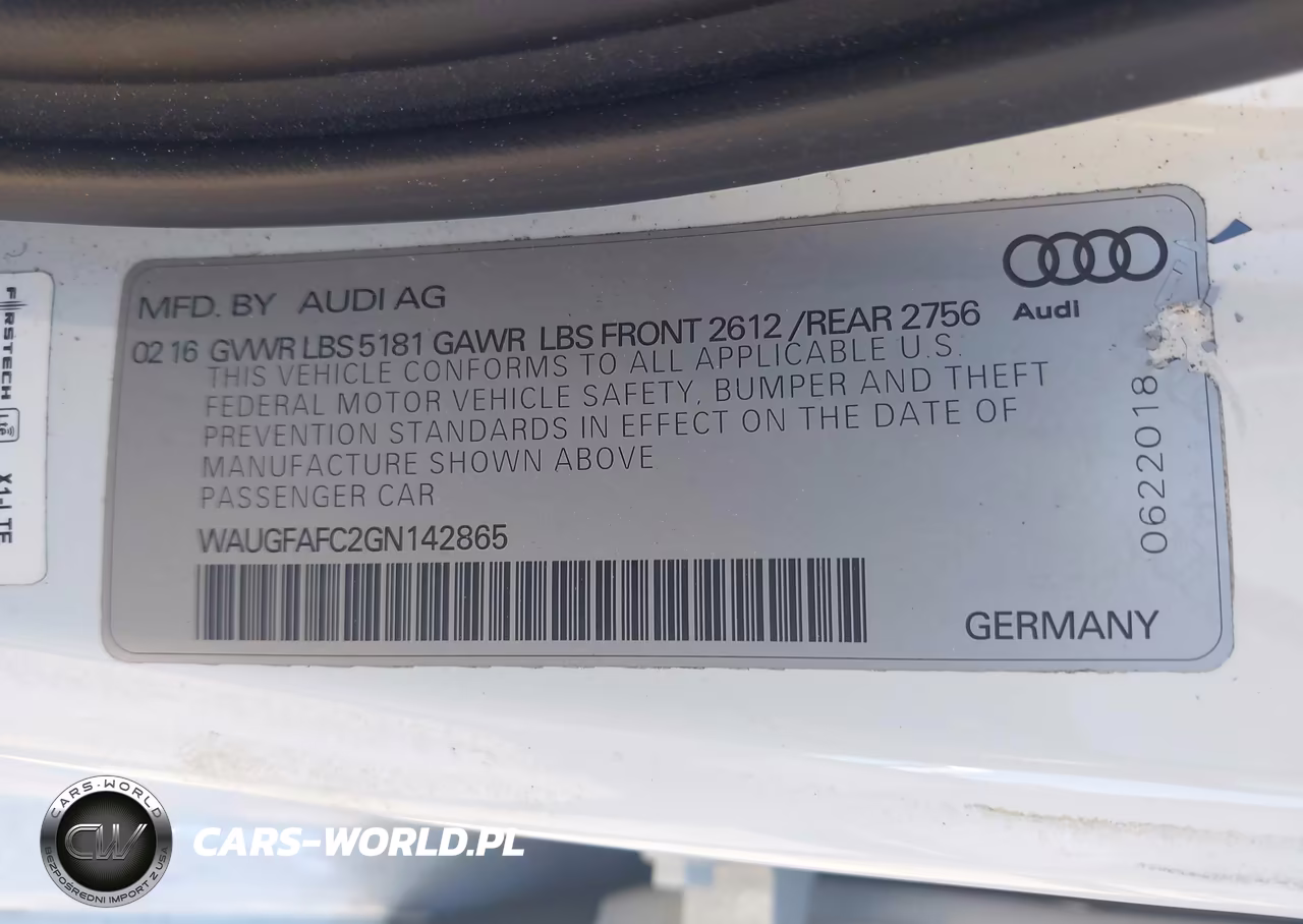 2016 Audi A6 2.0T Premium Plus VIN:WAUGFAFC2GN142865 - 9