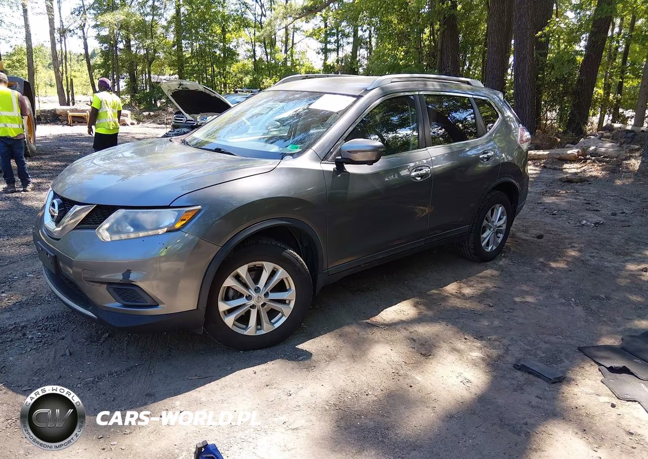 2016 Nissan Rogue Sv VIN:KNMAT2MV1GP726786 - 2