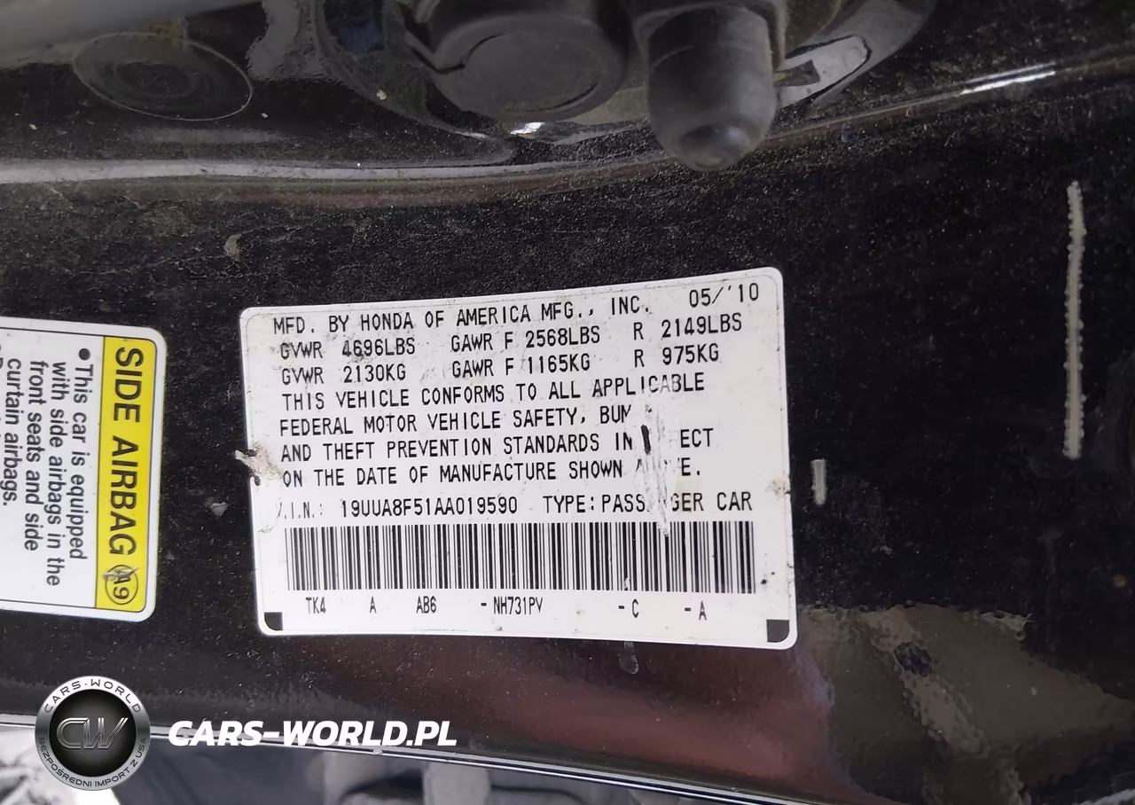 2010 Acura Tl 3.5 VIN:19UUA8F51AA019590 - 9