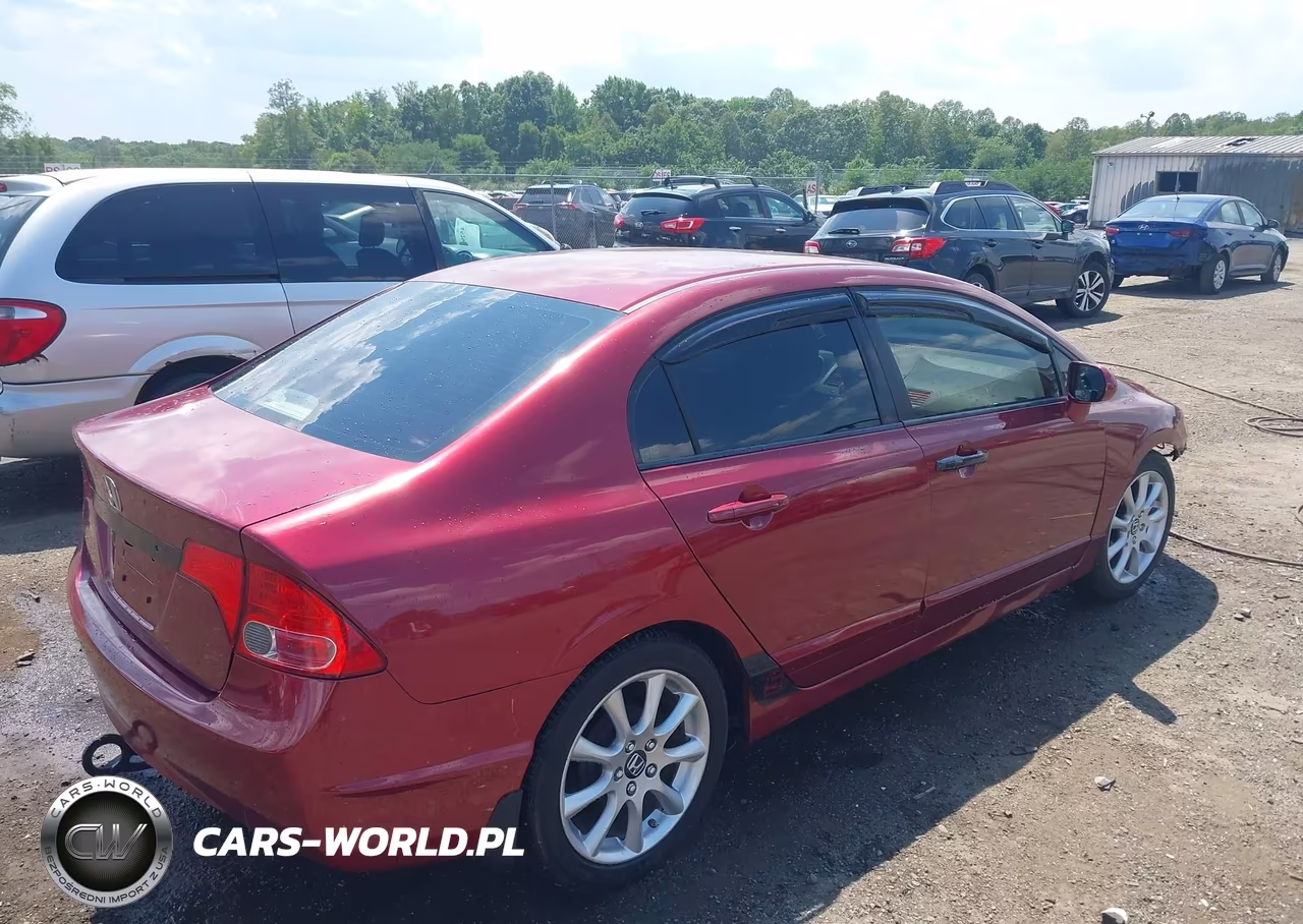 2008 Honda Civic Lx VIN:2HGFA16568H528876 - 4