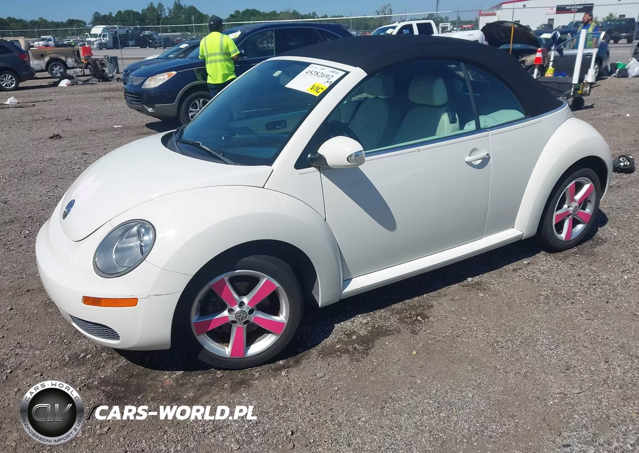 2007 Volkswagen New Beetle Triple White VIN:3VWFF31Y97M423582 - 2