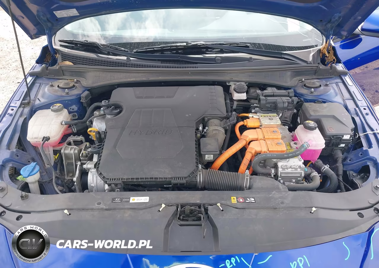 2024 Hyundai Elantra Hybrid Blue VIN:KMHLM4DJ9RU102457 - 10