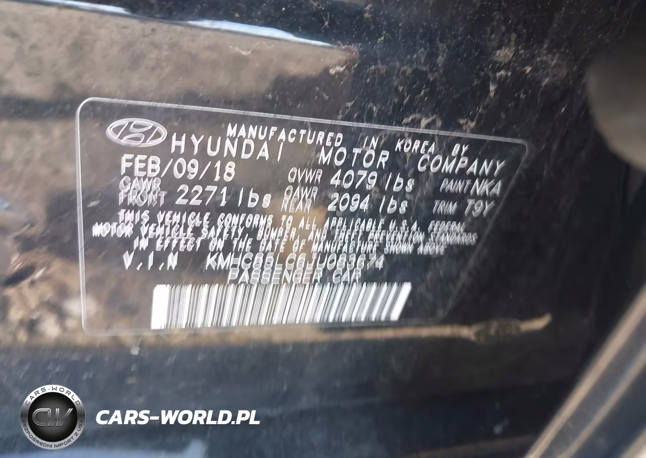 2018 Hyundai Ioniq Hybrid Limited VIN:KMHC85LC6JU083674 - 9